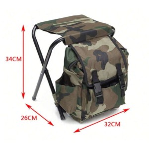 Camouflage Backpack Stool