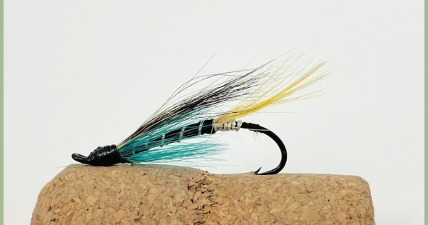 The Blue Charm Hairwing Salmon Single Hook Fly
