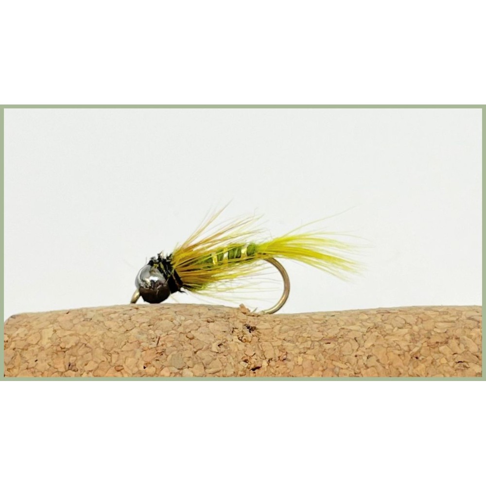 24 Barbless Weighted Nymph flies Boxed Set - Troutflies UK