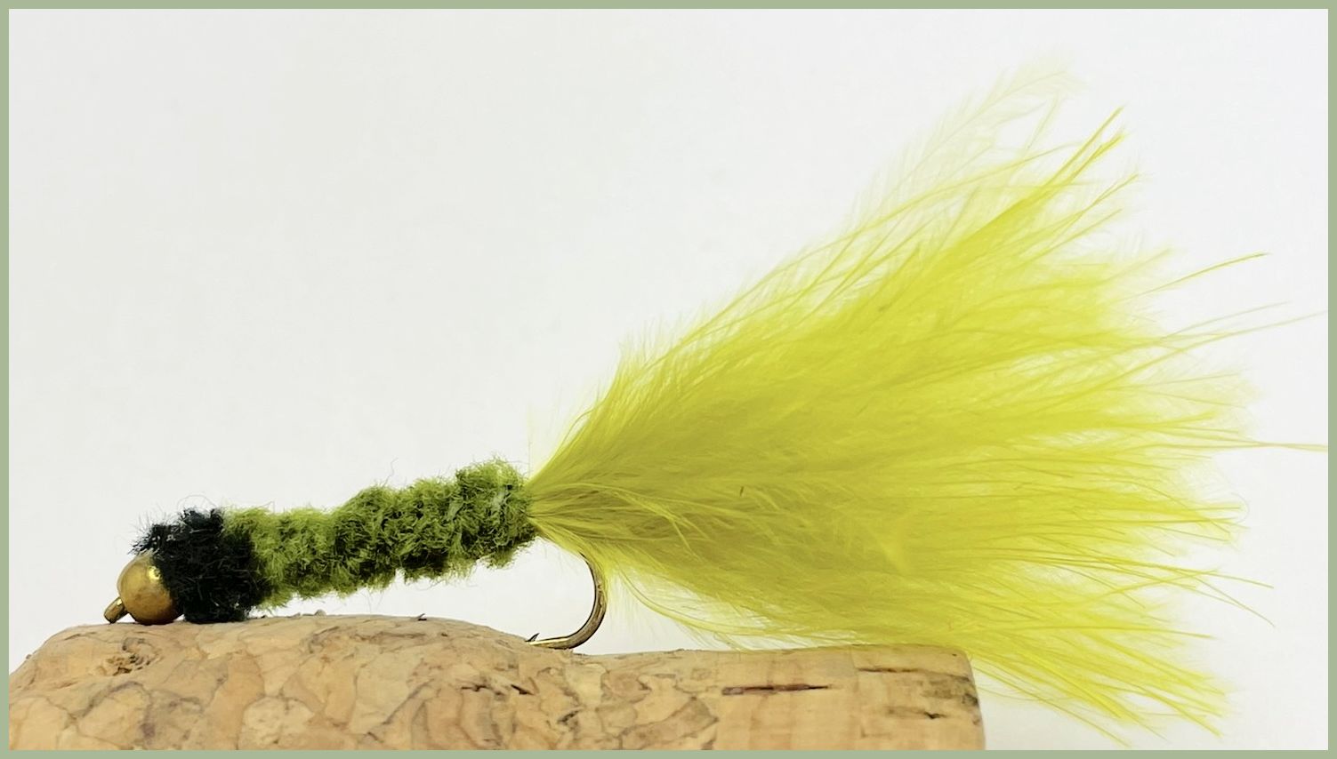 Olive Tadpole Barbless from My Fishing Flies