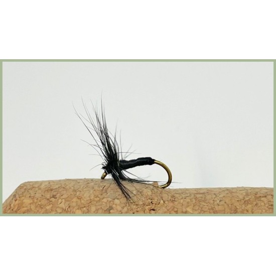 Black Dry Flies, for fly fishing - Troutflies UK