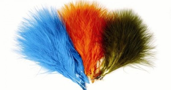 Marabou Barred Feather Dyed, Fly Tying