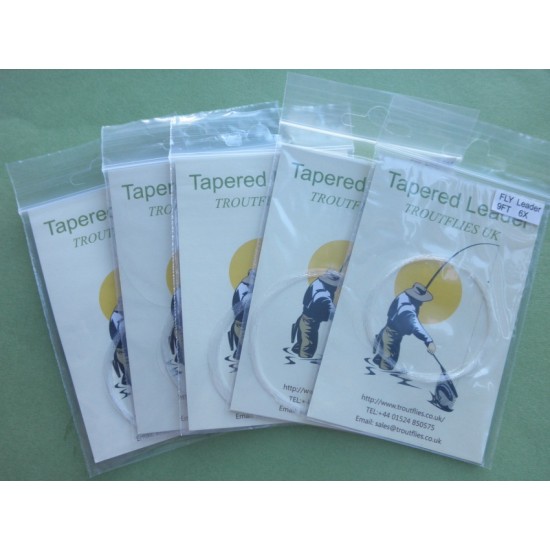 Tapered Leaders for Fly Fishing - TROUTFLIES UK