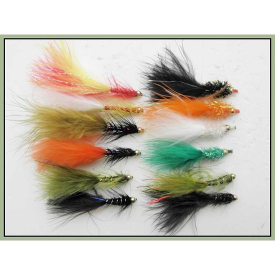 lures fly fishing flash damsels dawsons olive Troutflies UK