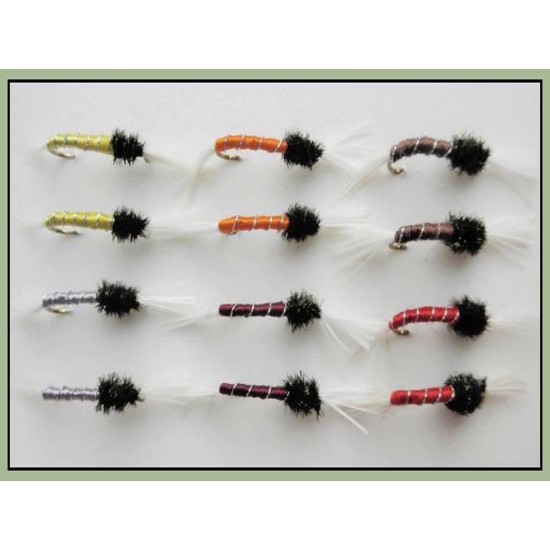 Thoraxed buzzer trout fishing flies Troutflies UK