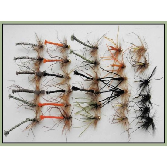 Daddy Long Legs Flies Variety Pack For Fly Fishing - Troutflies Uk