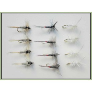 Hot Dry Fly Fishing Flies Set Fly Tying Kit Lure for Rainbow Trout Flies 8#  10# 12#Patterns Assortment Fishing flyfishing