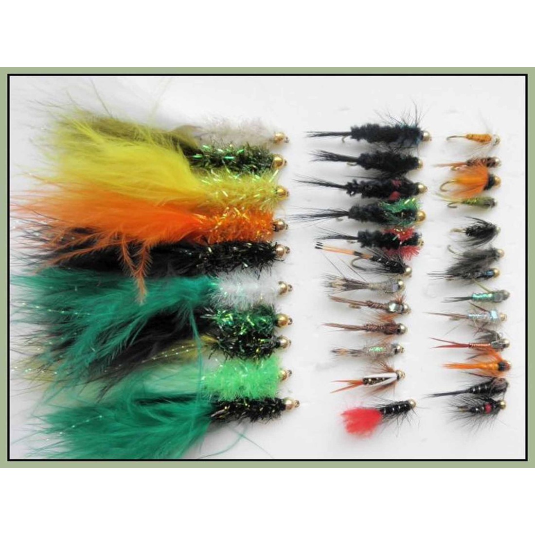 Winter fishing flies, mixed pack, goldhead - Troutflies UK